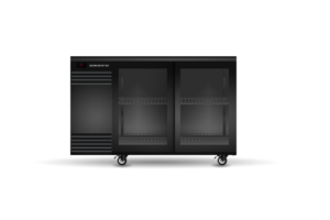 SKOPE BB.2.GSL BackBar 2 Glass Sliding Door Fridge