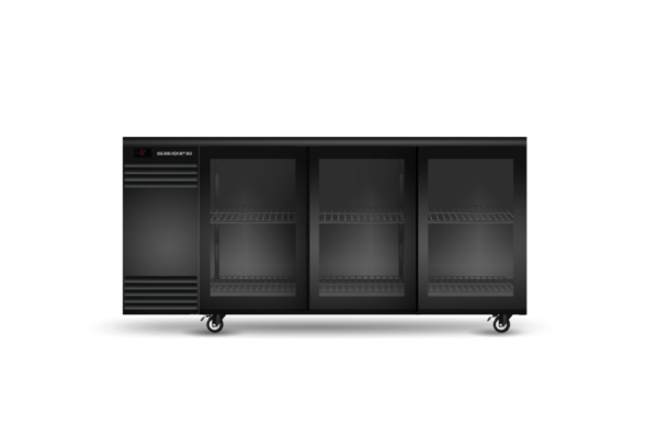 SKOPE BB.3.GSL BackBar 3 Glass Sliding Door Fridge