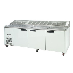 WILLIAMS HJ3PCBA Jade 3 Door Pizza Prep Bench Fridge