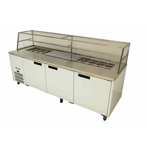 WILLIAMS HJ3SCBA Jade 3 Door Sandwich Prep Canopy
