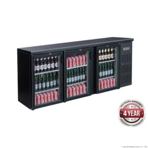 F.E.D BC3100G three door Drink Cooler