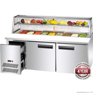 F.E.D SCB/18 two large door DELUXE Sandwich Bar