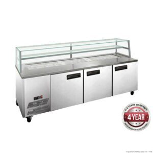 F.E.D SCB/21 three door DELUXE Sandwich Bar