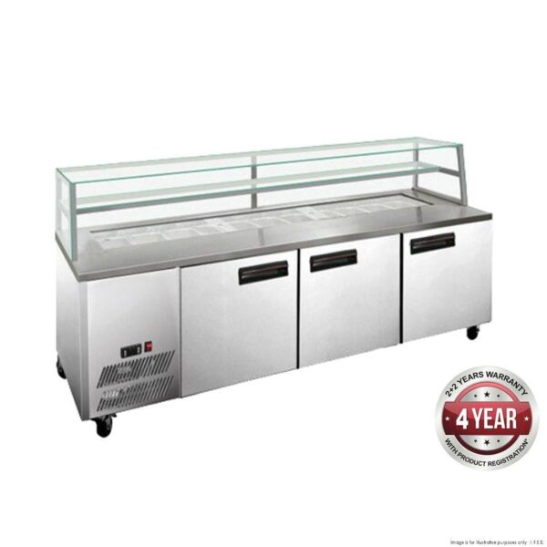 F.E.D SCB/21 three door DELUXE Sandwich Bar