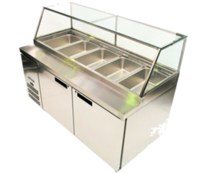 WILLIAMS BANKSIA HSP1UBA 1 DOOR PREPARATION COUNTER FRIDGE- COLORBOND