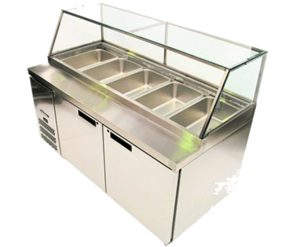 WILLIAMS BANKSIA HSP1UBA 1 DOOR PREPARATION COUNTER FRIDGE- COLORBOND