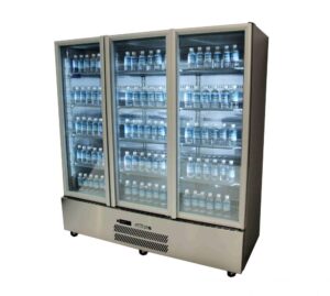 WILLIAMS HQS3GDSS Quartz Star  3 door display fridge Stainless Steel
