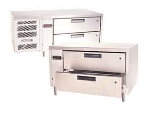 Under Bar Chef Base Drawers Refrigerated Freezers Restaurant Cafe Kitchens