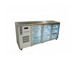 WILLIAMS HCS3UFBGDDSS 3 GLASS DOOR UNDERCOUNTER DISPLAY FRIDGE