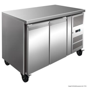 FE2100BT S-S Two Door Bench Freezer 260L