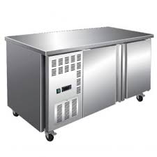 F.E.D TL1200BT 1200mmwide Stainless Steel Double Door Workbench Freezer