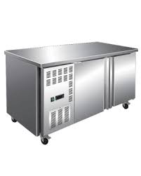 F.E.D TL1800BT 1800mm wide Stainless Steel Large Double Door Workbench Freezer