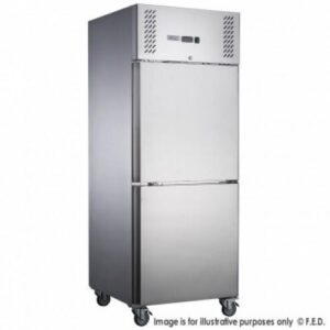 FED-X S/S Two Door Upright Fridge - XURC600S1V