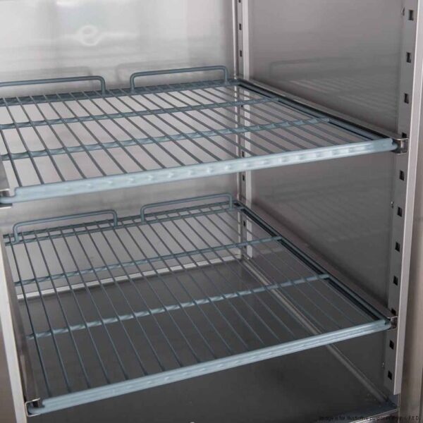 FED-XURF600G1V X S/S Single Split Door Display Upright Freezer - Image 4