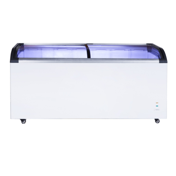 Jono CF355G Two Sliding Door Display Chest Freezer 355L
