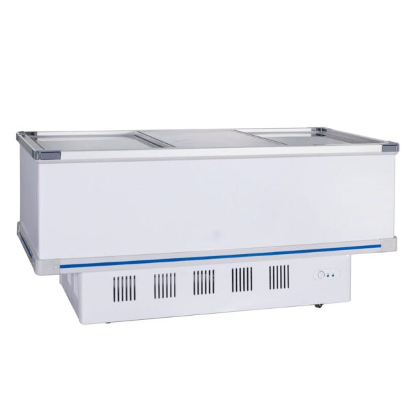 Jono IF528G Commercial Glass Chest Freezer Island Freezer 528 Liters