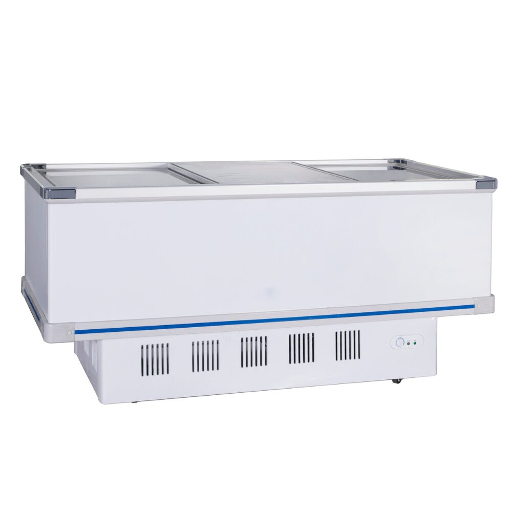 Jono IF528G Commercial Glass Chest Freezer Island Freezer 528 Liters