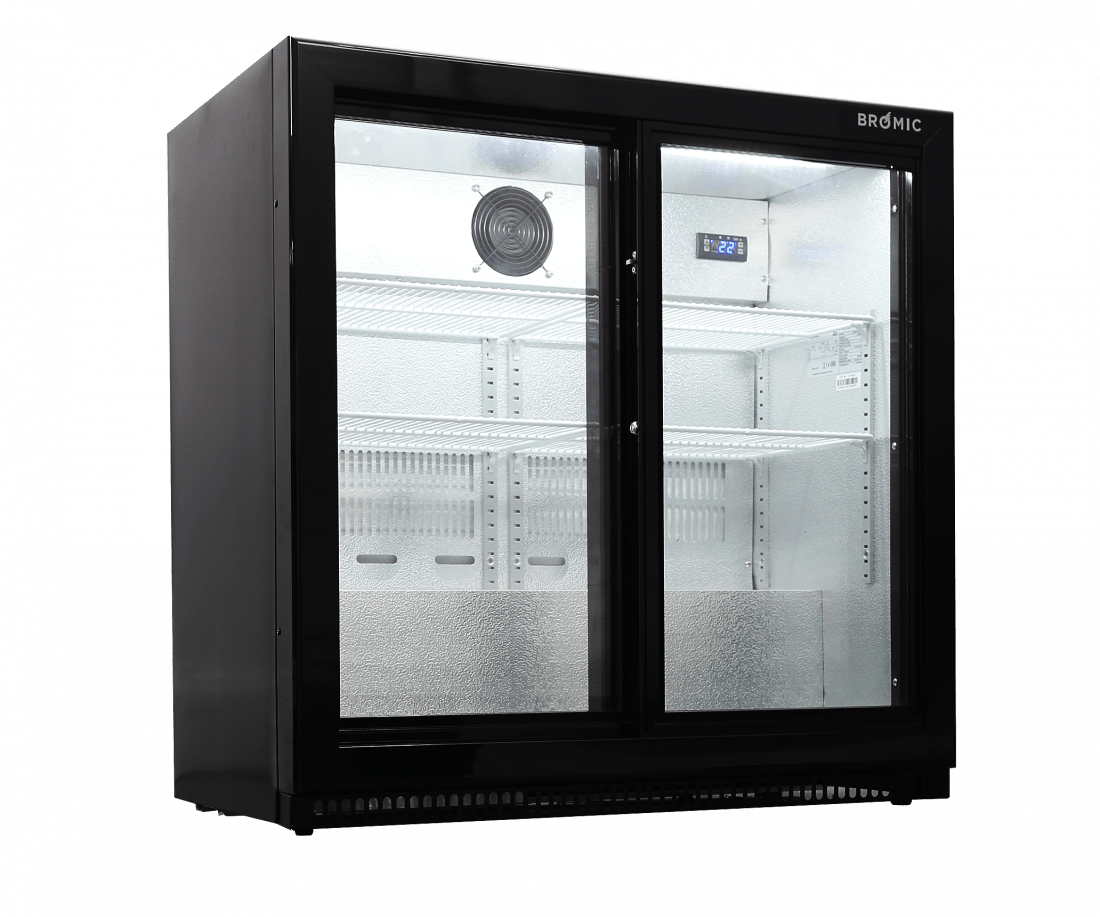 BROMIC BB0200GDS-NR Back Bar Fridge 190L (Sliding Door)