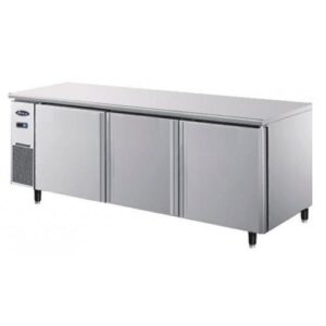 Commercial Storage Three Door Under Bar Counter Fridge On Wheels