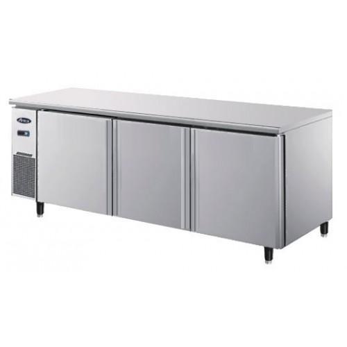 Commercial Storage Three Door Under Bar Counter Fridge On Wheels