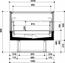 Williams HQS3GS QUARTZ STAR 3 GLASS Door Fridge