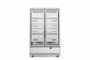 SKOPE BME1200N-A 2 Glass Door Display or Storage Fridge