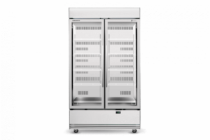 SKOPE  BME1200N-AC 2 Glass Door Display or Storage Fridge Lit Sign