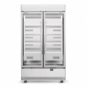 SKOPE  BME1200N-AC 2 Glass Door Display or Storage Fridge Lit Sign