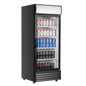 SIMCO ATOSA P600WB Single Glass Door Mounted Fridge 700 mmw