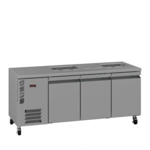 Williams HO3USSBA Opal 1x1 GN 3 Door Foodservice Counter Fridge