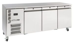 Williams LO3USS Opal 1x1 GN 3 Door Foodservice Counter Freezer