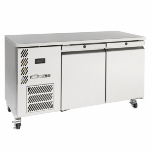 Williams LO2USS Opal 1x1 GN 2 Door Foodservice Counter Freezer