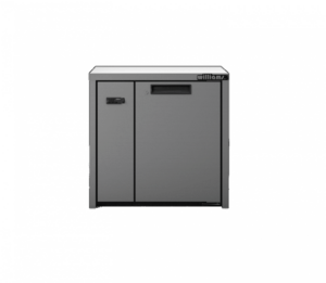 Williams HSP5UBASS Banksia 2 Door Preparation Counter Stainless Steel Fridge