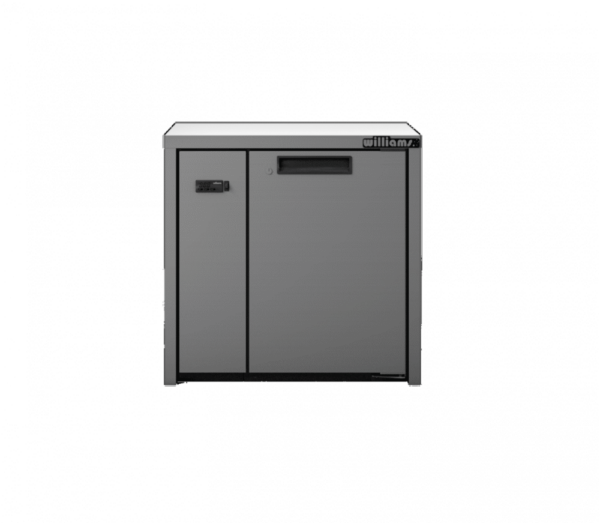 Williams HSP5UBASS Banksia 2 Door Preparation Counter Stainless Steel Fridge