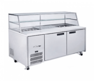 Williams HJ2SCBASS Jade 2 Door Sandwich Preparation Stainless Steel Fridge