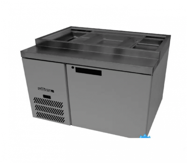 Williams HSP3UBASS Banksia 1 Door Preparation Counter Stainless Steel Fridge