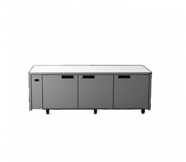 Williams HE3RSS Emerald 3 Door Stainless Steel Remote Under Counter Refrigerator
