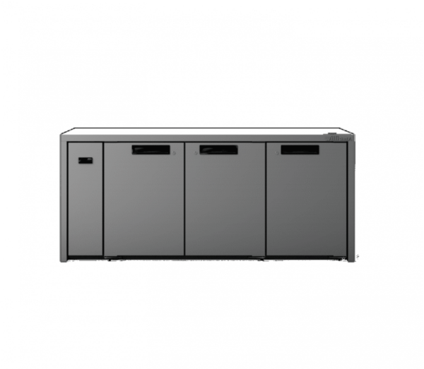 Williams LO3RSS Opal 3 Door Stainless Steel Remote Under Counter Freezer
