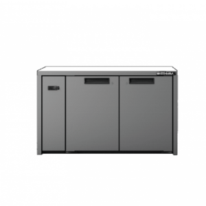 Williams LO2RSS Opal 2Door Stainless Steel Remote Under Counter Storage Freezer