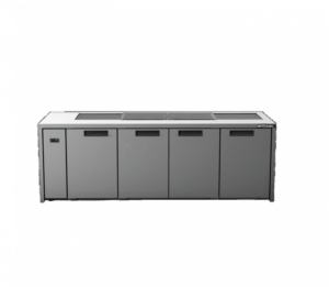 Williams HO4RSSBA Opal 4 Door Stainless Steel Remote Under Counter Refrigerator