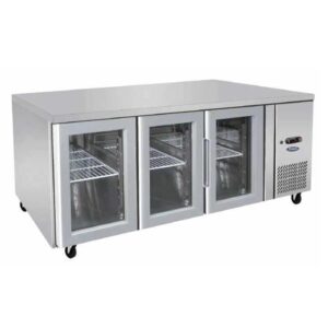 SIMCO EPF3731 Glass Three Door Cooling Table 1795 Mm Fridge
