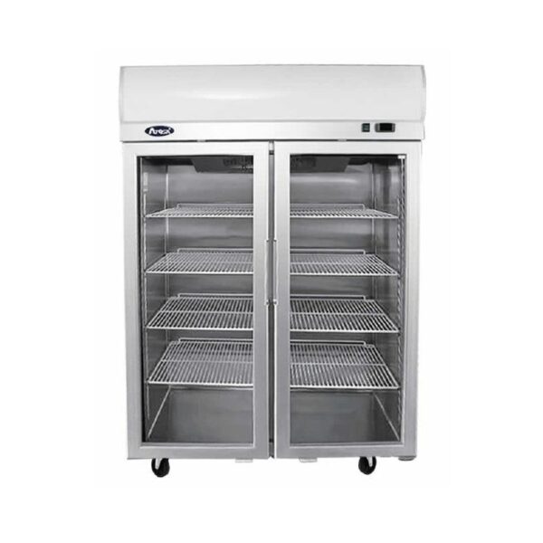 SIMCO YCF9402 Top Mounted Double Door Glass Fridge