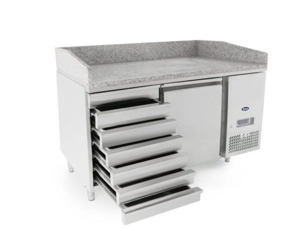 SIMCO EPF3490 1 Door Pizza Table With Drawers 1510 Mm Fridge