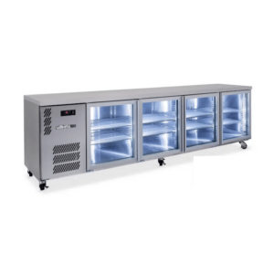 Williams HB4UGS Boronia 4 Glass Door Back Bar Fridge