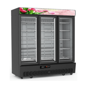 EB45R-Sn-Flower Three Door Vertical Flower Fridge