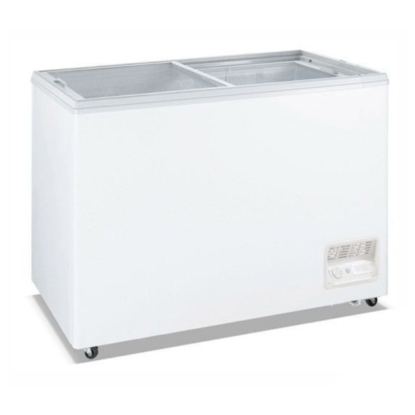 FED WD-200F Heavy Duty Chest Freezer with Glass Sliding Lids