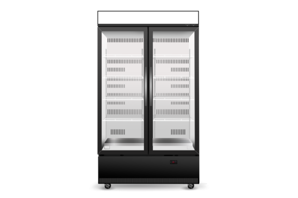 SKOPE EziCore BCE1200N 2 Glass Door Display or Storage Fridge