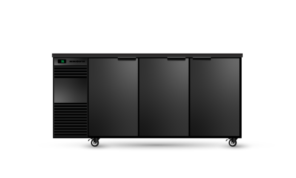 SKOPE BB.3.SSW BackBar 3 Solid Swing Door Fridge