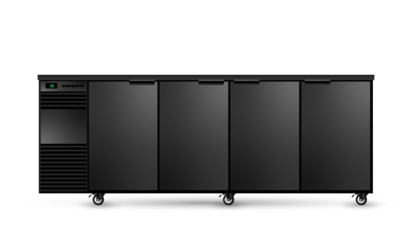 SKOPE BB.4.SSW BackBar 4 Solid Swing Door Fridge - Image 2