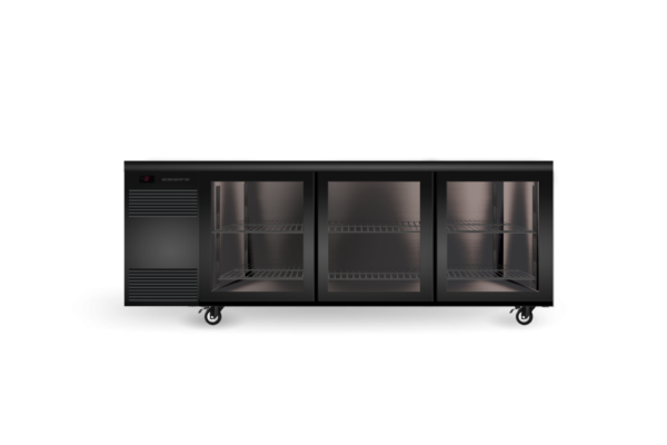 SKOPE CL.3.GSL BackBar 3 Glass Sliding Door CounterLine Fridge